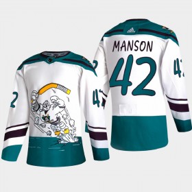 Herren Eishockey Anaheim Ducks Trikot Josh Manson 42 2020-21 Reverse Retro Authentic